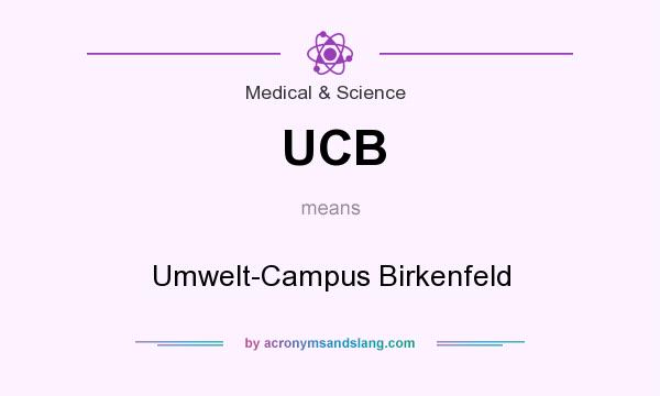 What does UCB mean? It stands for Umwelt-Campus Birkenfeld