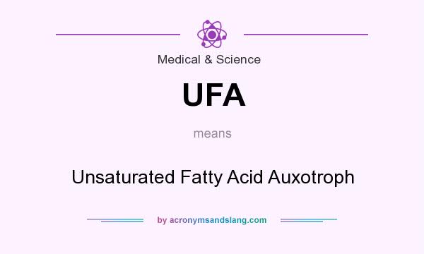 What does UFA mean? It stands for Unsaturated Fatty Acid Auxotroph