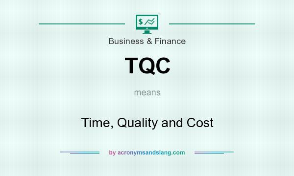 What does TQC mean? It stands for Time, Quality and Cost