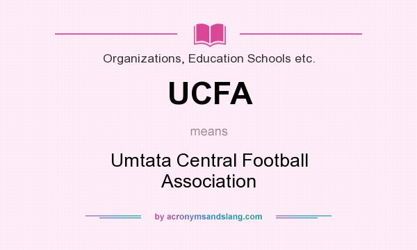 What does UCFA mean? It stands for Umtata Central Football Association