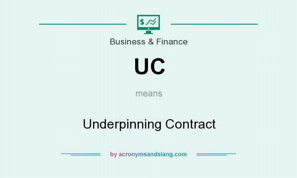 What does UC mean? It stands for Underpinning Contract