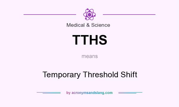 What does TTHS mean? It stands for Temporary Threshold Shift