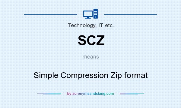 What does SCZ mean? It stands for Simple Compression Zip format