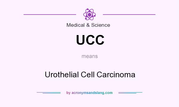 What does UCC mean? It stands for Urothelial Cell Carcinoma