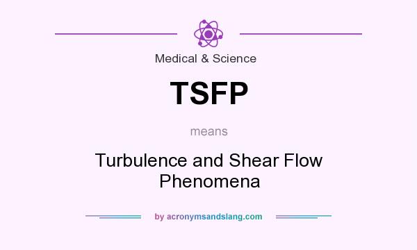 What does TSFP mean? It stands for Turbulence and Shear Flow Phenomena