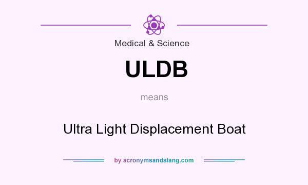 What does ULDB mean? It stands for Ultra Light Displacement Boat