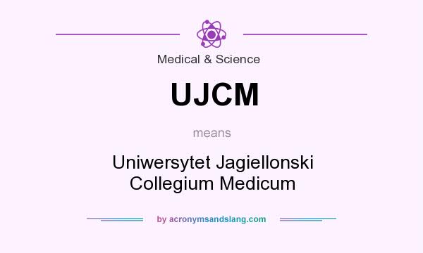 What does UJCM mean? It stands for Uniwersytet Jagiellonski Collegium Medicum