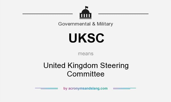 What does UKSC mean? It stands for United Kingdom Steering Committee
