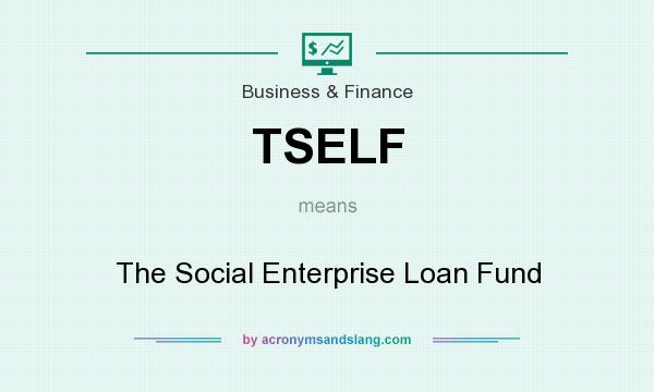 What does TSELF mean? It stands for The Social Enterprise Loan Fund