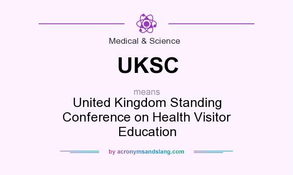 What does UKSC mean? It stands for United Kingdom Standing Conference on Health Visitor Education