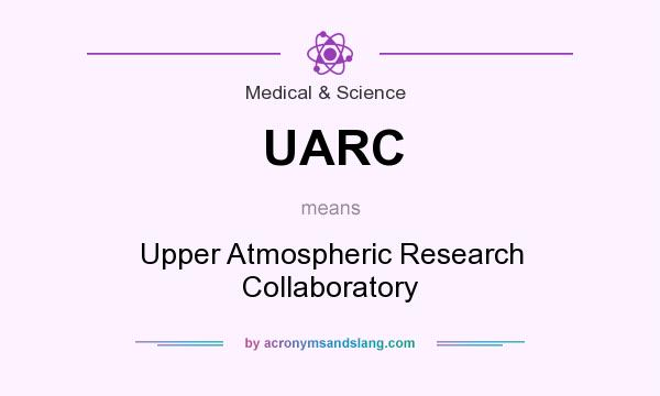 What does UARC mean? It stands for Upper Atmospheric Research Collaboratory