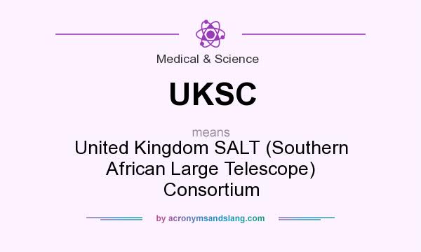 What does UKSC mean? It stands for United Kingdom SALT (Southern African Large Telescope) Consortium