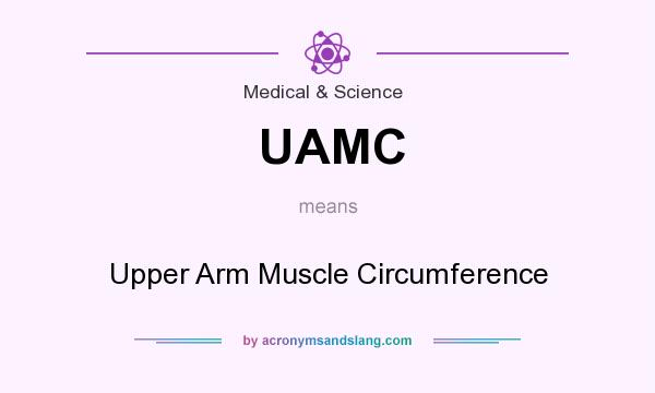 What does UAMC mean? It stands for Upper Arm Muscle Circumference