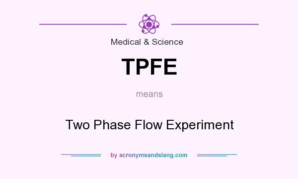 What does TPFE mean? It stands for Two Phase Flow Experiment