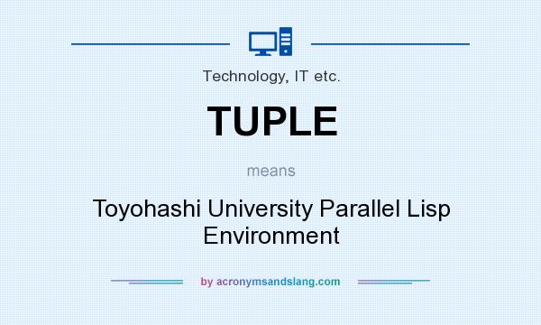 What does TUPLE mean? It stands for Toyohashi University Parallel Lisp Environment