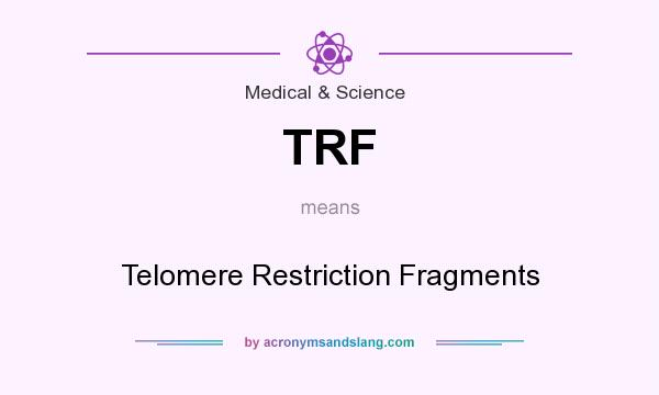 What does TRF mean? It stands for Telomere Restriction Fragments