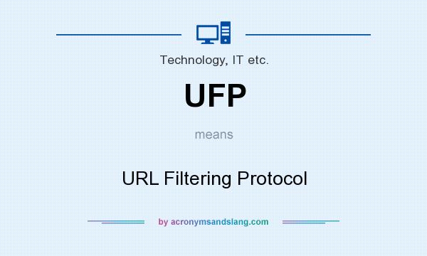 What does UFP mean? It stands for URL Filtering Protocol