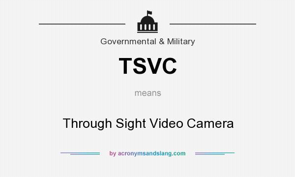 What does TSVC mean? It stands for Through Sight Video Camera