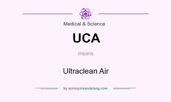 What does UCA mean? It stands for Ultraclean Air