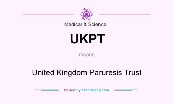 What does UKPT mean? It stands for United Kingdom Paruresis Trust
