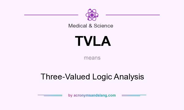 What does TVLA mean? It stands for Three-Valued Logic Analysis