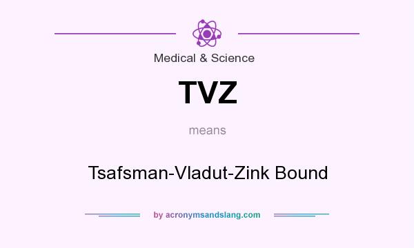 What does TVZ mean? It stands for Tsafsman-Vladut-Zink Bound