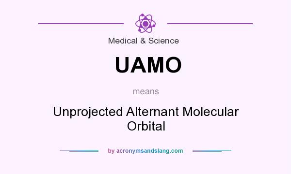 What does UAMO mean? It stands for Unprojected Alternant Molecular Orbital