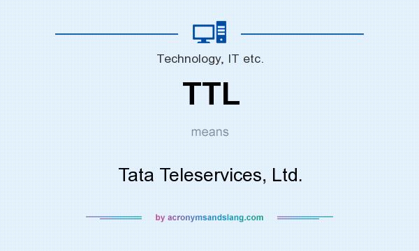 What does TTL mean? It stands for Tata Teleservices, Ltd.