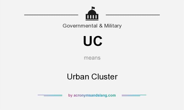 What does UC mean? It stands for Urban Cluster