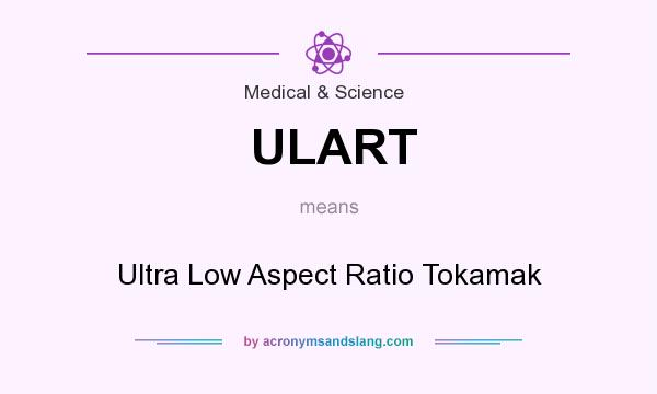What does ULART mean? It stands for Ultra Low Aspect Ratio Tokamak