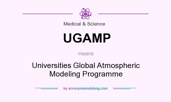 What does UGAMP mean? It stands for Universities Global Atmospheric Modeling Programme