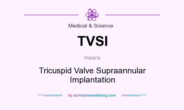 What does TVSI mean? It stands for Tricuspid Valve Supraannular Implantation