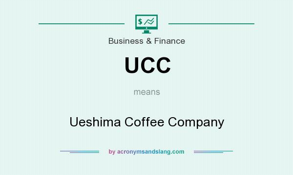 What does UCC mean? It stands for Ueshima Coffee Company
