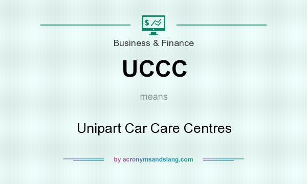 What does UCCC mean? It stands for Unipart Car Care Centres
