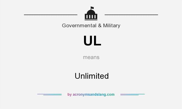 What does UL mean? It stands for Unlimited