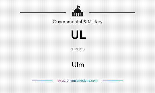What does UL mean? It stands for Ulm