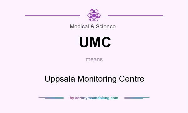 What does UMC mean? It stands for Uppsala Monitoring Centre