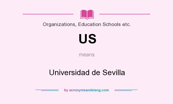 What does US mean? It stands for Universidad de Sevilla