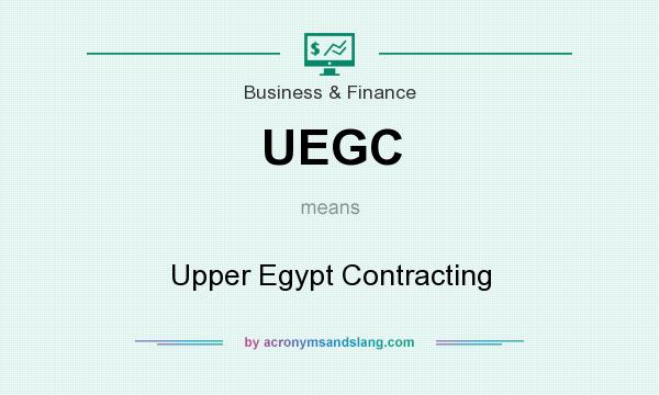 What does UEGC mean? It stands for Upper Egypt Contracting