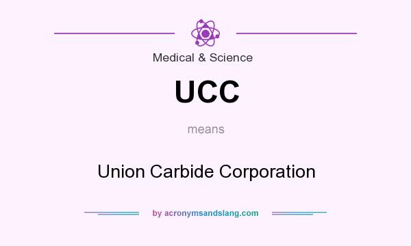 What does UCC mean? It stands for Union Carbide Corporation