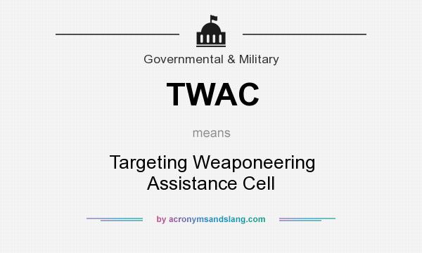 What does TWAC mean? It stands for Targeting Weaponeering Assistance Cell