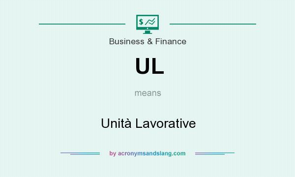 What does UL mean? It stands for Unità Lavorative