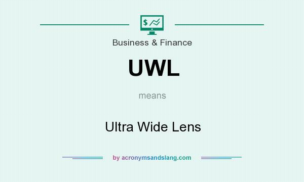 What does UWL mean? It stands for Ultra Wide Lens