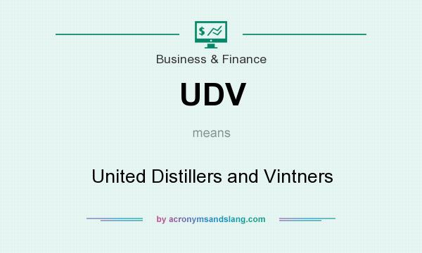 What does UDV mean? It stands for United Distillers and Vintners