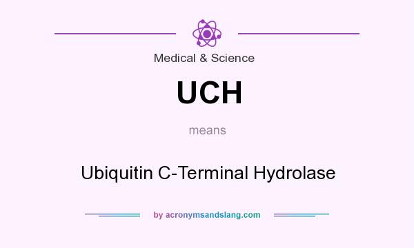 What does UCH mean? It stands for Ubiquitin C-Terminal Hydrolase