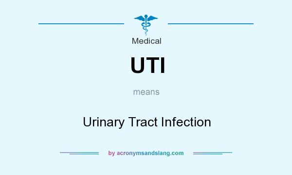 What does UTI mean? It stands for Urinary Tract Infection