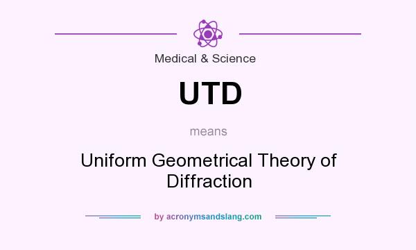 What does UTD mean? It stands for Uniform Geometrical Theory of Diffraction