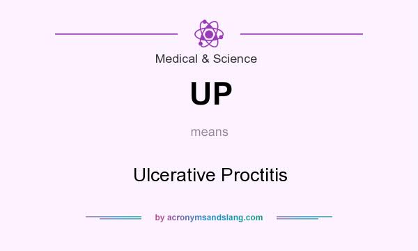 What does UP mean? It stands for Ulcerative Proctitis