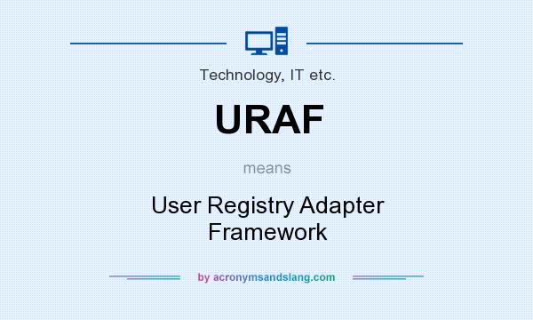 What does URAF mean? It stands for User Registry Adapter Framework