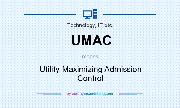 What does UMAC mean? It stands for Utility-Maximizing Admission Control